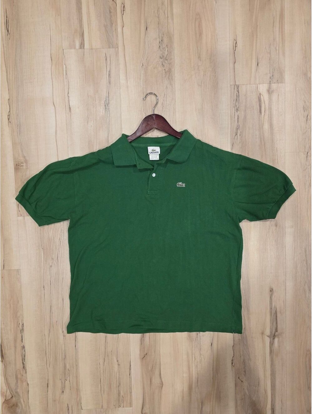 Lacoste Classic Green Polo Shirt Size 7